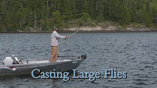 How to Cast Large Flies  Learn To Fly Fish [upl. by Naujud]