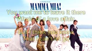 Mamma Mia The Movie Soundtrack Take a Chance on Me InstrumentalKaraoke  Lyrics [upl. by Olenka]