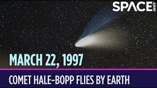 OTD in Space – March 22 Comet HaleBopp Flies by Earth [upl. by Kathlin]