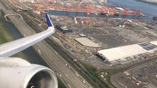 INSANE STEEP United Airlines Boeing 757200 Takeoff from Newark EWR [upl. by Evette532]