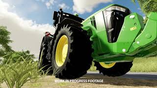 Farming Simulator 19 John Deere 8400R Featurette [upl. by Ahterahs]