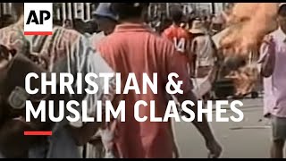 INDONESIA MALUKU PROVINCE CHRISTIAN amp MUSLIM CLASHES [upl. by Alyda236]