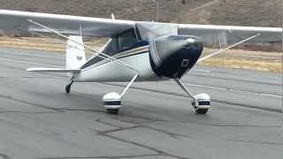 Cessna 140 Landing [upl. by Airtina]