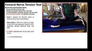 Femoral Nerve Tension Test  Rationale amp Interpretation [upl. by Smiley598]