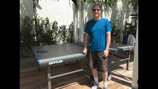 Kettler Outdoor 10 Ping Pong Table [upl. by Elroy]