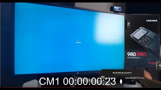 samsung 980 pro Windows 10 boot [upl. by Neelehtak]