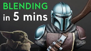 Blending explained in 5 minutes  ft The Mandalorian bust [upl. by Nadya]