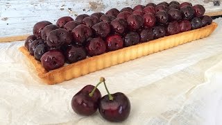 CHERRY TART RECIPE How To Cook That Ann Reardon Dessert [upl. by Nosnevets]