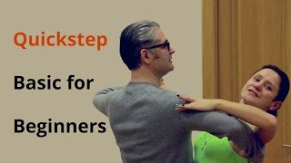 How To Dance Quickstep  Basic Steps for Beginners [upl. by Darcy]