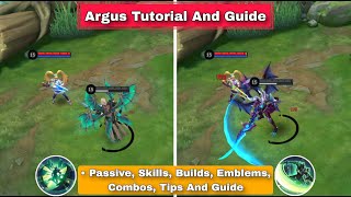 How To Use Argus Mobile Legends  Advance Tips Guide amp Combo [upl. by Eran]