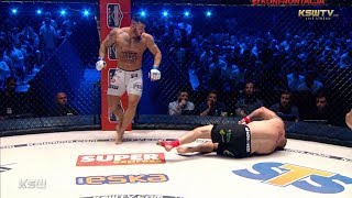 KSW 44 Erko Jun nokautuje Oświecińskiego [upl. by Roi]