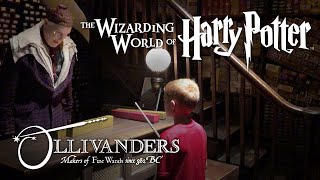 HARRY POTTER SHOP TOUR Ollivanders Wand Shop  WIZARDING WORLD UNIVERSAL ORLANDO [upl. by Aronas892]