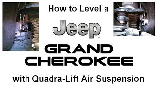 How to Level a Jeep with QuadraLift Air Suspension [upl. by Territus]