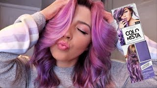 LOreal Colorista Review And Demo  I Dyed My Hair Purple [upl. by Hepsoj]