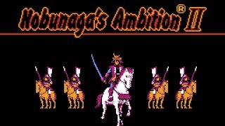 Nobunagas Ambition II Koei 1991  NES Gameplay [upl. by Oiruam]