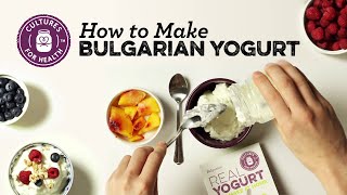 How to Make Bulgarian Yogurt [upl. by Platto567]