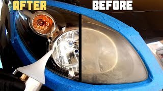 How To Restore Headlights PERMANENTLY  Headlight Atomizing Cup [upl. by Ness]