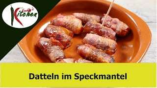 Datteln im Speckmantel  aus dem Backofen  Dates In Bacon Coat [upl. by Murray238]