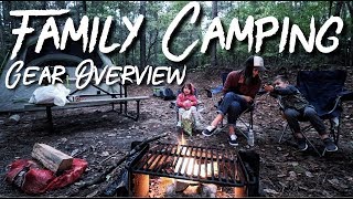 Family Camping  Our Gear Overview [upl. by Gilmer879]