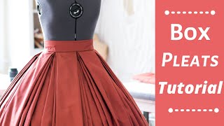 Box Pleats Tutorial [upl. by Jecon]