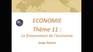 11 Financement de léconomie [upl. by Uohk]