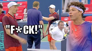 Denis Shapovalov DEFAULTED in DC after cursing at fan vs Ben Shelton [upl. by Cote]