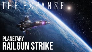 The Expanse  Planetary Railgun Strike Inc All Build Up Scenes [upl. by Votaw930]