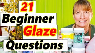 21 Beginner Glaze Questions  Pottery for Beginners [upl. by Obeded811]