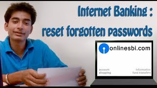 SBI online banking Part 4 Forgot login and profile password [upl. by Myrvyn]