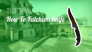 Falchion Knife Animation  Tutorial  CSGO [upl. by Ciel]