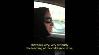 Manal Al Sharif driving in Saudi Arabia with English subtitles [upl. by Aiksa701]