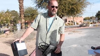 Brother picks up remains of Stephen Paddock from Las Vegas coroner [upl. by Lidda836]