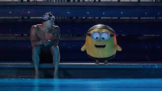 The Minions interrupt Caeleb Dressels Olympic training  NBC Sports [upl. by Williamsen678]