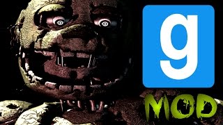 Garrys Mod FNAF Springtrap NPCENT Mod Showcase [upl. by Ecnedurp878]