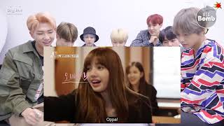 BTS Reaction to BLACKPINK Diaries cute and funny moments [upl. by Ajin]