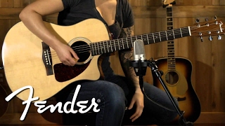 Fender Acoustic CD140SCE Demo  Fender [upl. by Julianna]