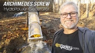 Archimedes Hydropower Screw Generator [upl. by Noyek87]