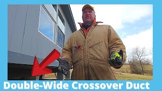 Mobile Home Crossover Duct Replacement [upl. by Rebekah]