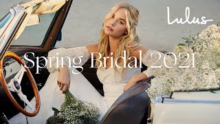 Lulus Spring Bridal 2021  Wedding Dresses  Bridesmaid Dresses [upl. by Jehiah747]