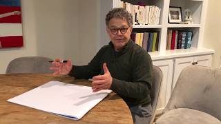 Al Franken Drawing a Map of the United States from Memory [upl. by Stanton623]