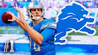 Madden 22 Detroit Lions Franchise Mode Ep 1  Starting the Rebuild [upl. by Alyos]