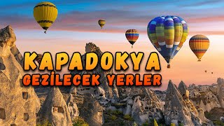 Kapadokya Gezilecek Yerler 12 Yer [upl. by Ellehcsar946]