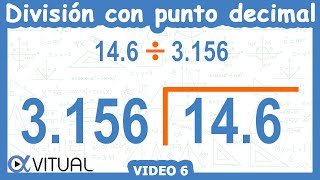 ➗ Cómo hacer una DIVISIÓN con PUNTO DECIMAL AFUERA Y ADENTRO [upl. by Breger]