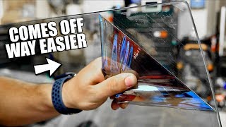 How to EASILY Remove Old Window Tint [upl. by Atsirt]