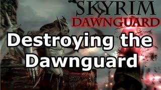 Skyrim DLC How to get Dawnguard Armor FULL SET [upl. by Adihsaar803]