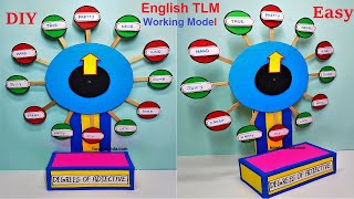 english tlm working model on degrees of adjectives  simple and easy steps  diy  howtofunda [upl. by Simsar]