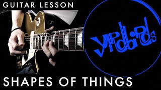 How to play  The Yardbirds “Shapes of Things” Guitar Solo  Guitar Lesson [upl. by Cedric83]