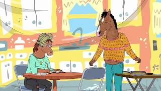 Bojack reacts to Horsin Around Audition tape  Bojack horseman  Season 6 Episode 14 [upl. by Wendalyn]