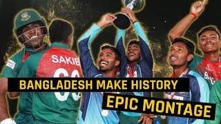 ICC U19 CWC Bangladesh win the U19 World Cup for the first time in their history [upl. by Scevour430]