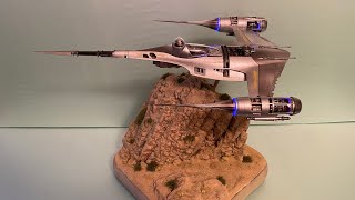 Revell 124 N1 Starfighter Mandalorian build part 4 FINALE [upl. by Franklin]